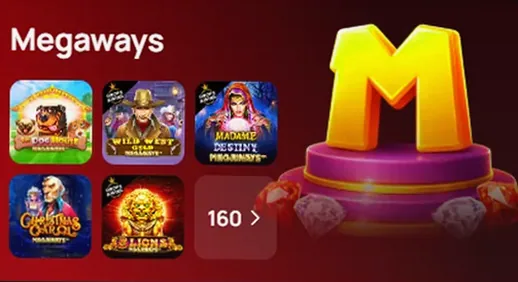 Коллекция Megaways : 160 слотов